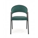 Стул HALMAR K473 темно-зеленый/черный